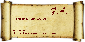 Figura Arnold névjegykártya